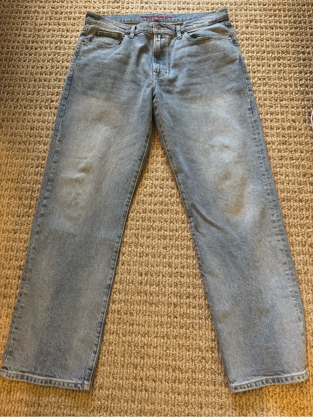 Men's Lucky Brand 36 x 32 Vintage Straight VGUC Blue Denim Jeans